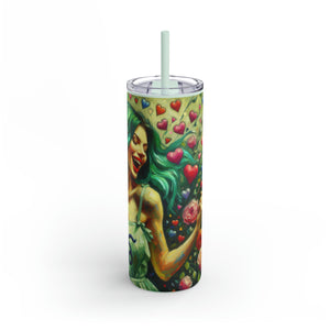 My Taurus (3) Valentine Maars Maker Skinny Matte Tumbler, 20oz