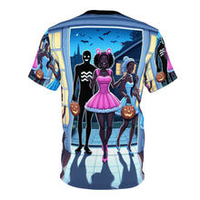 Load image into Gallery viewer, Libra Halloween (2) Unisex Cut &amp; Sew Tee (AOP)
