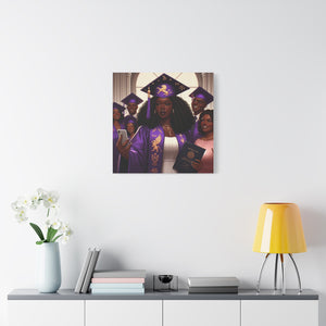 Graduation Canvas Art, Inspirational Wall Decor for New Grads, Proud Graduate Gift, College or High School Graduation, Unique Home Decor