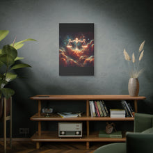 Load image into Gallery viewer, Celestial Libra Canvas Art, Zodiac Decor for Astrology Lovers, Modern Wall Art, Cosmic Balance Artwork, Gift for Libra Sign
