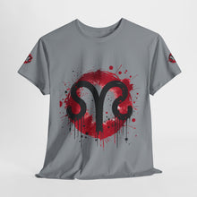 Load image into Gallery viewer, Bold Graphic Aries T-Shirt, Unisex Tee for Astrology Lovers, Unique Gift for Birthdays, Casual Wear, Statement Piece
