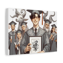 Load image into Gallery viewer, Graduation Canvas Print, Custom Grad Gift Wall Art for Students, Class of 2023 Decor, Unique Graduation Celebration Artwork, [...]
