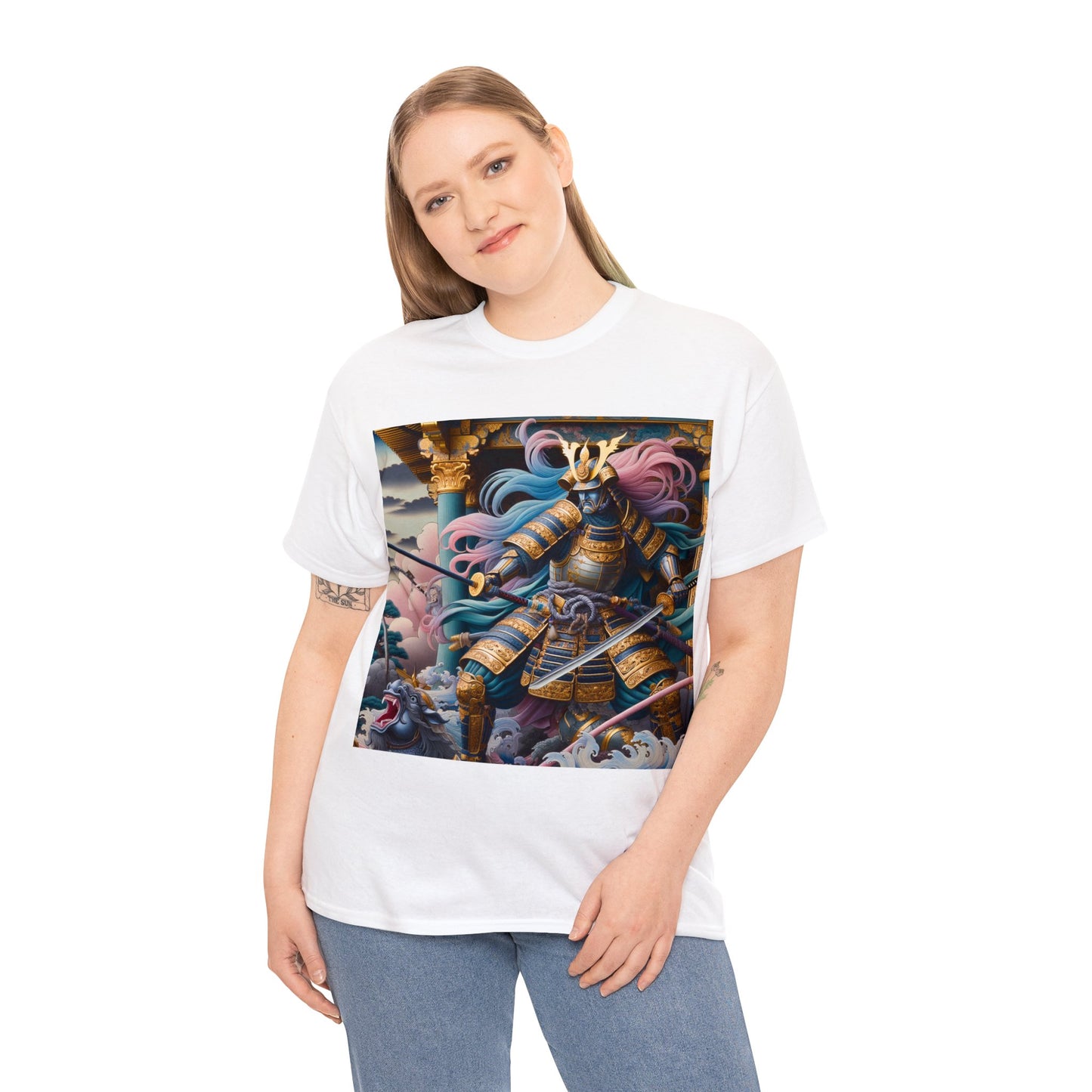 Samurai Libra (2) Unisex Heavy Cotton Tee