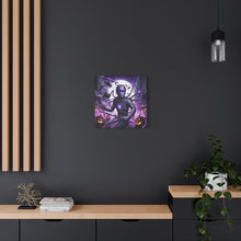 Load image into Gallery viewer, Ninja Halloween Wall Art, Frightening Home Decor, Glow-in-the-Dark Canvas
