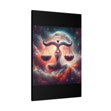 Load image into Gallery viewer, Cosmic Balance Canvas, Wall Art, Astrology Decor, Libra Artwork, Spiritual Decor, Home Decor
