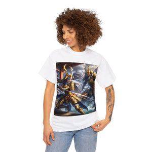 Samurai Cancer (F2) Unisex Heavy Cotton Tee