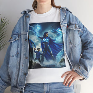 Aquarius Mother's Day (1) Unisex Heavy Cotton Tee