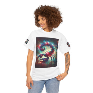 Cosmic Scorpion Tee | Unisex Heavy Cotton Tee | Astrowar Graphic Tees | Space Lover Apparel | Unique Astrology Shirt | Gift for Star [...]