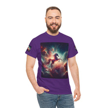 Load image into Gallery viewer, Sagittarius Galactic Unicorn Tee - Unisex Cotton T-Shirt for Cosmic Lovers, Fantasy Fans, Trendy Apparel, Astral War Merch, Gift for All Occasions
