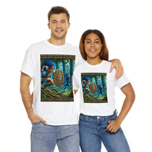 Load image into Gallery viewer, Aquarius Aztec (4) Unisex Heavy Cotton Tee
