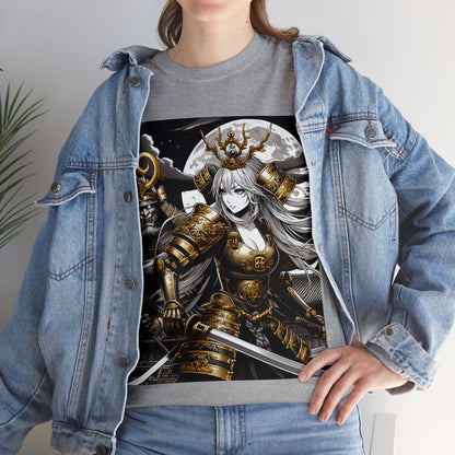 Samurai Cancer (F4) Unisex Heavy Cotton Tee