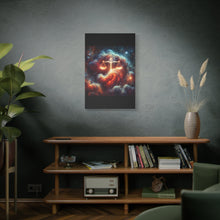 Load image into Gallery viewer, Cosmic Balance Canvas Wall Art - Celestial Decor, Zodiac Gift, Space Wall Art, Libra Astrology, Home Aesthetic
