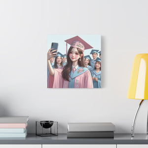 Graduation Canvas Print, Inspirational Wall Art, Personalized Gift, College Decor, Graduation Celebration
