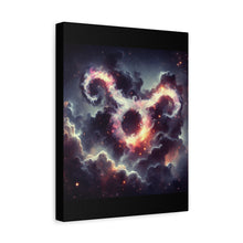 Load image into Gallery viewer, Cosmic Taurus Canvas Art, Zodiac Decor, Astrology Wall Hanging, Gift for Taurus, Home Decor, Space Art
