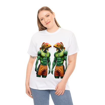 Team Pisces (1) Unisex Heavy Cotton Tee