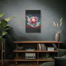 Load image into Gallery viewer, Galactic Crab Canvas Art Print, Home Decor, Zodiac Wall Art, Astrology Gift, Cosmic Crab Decor
