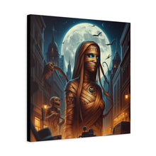 Load image into Gallery viewer, Canvas Print - Halloween Virgo Astrology Mummy
