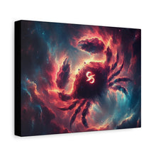 Load image into Gallery viewer, Cosmic Crab Canvas Wall Art, Home Decor for Astrology Lovers, Celestial Crab Decor, Zodiacs, Unique Gift for Birthdays, Wall Hangings, [...]
