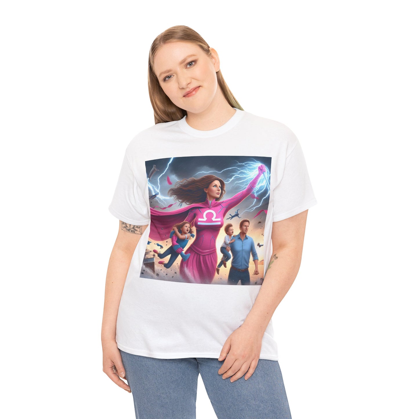 Libra Mother's Day (1) Unisex Heavy Cotton Tee