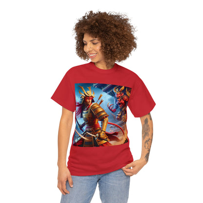 Samurai Aries (3) Unisex Heavy Cotton Tee