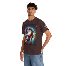Load image into Gallery viewer, Cosmic Scorpion Tee | Unisex Heavy Cotton Tee | Astrowar Graphic Tees | Space Lover Apparel | Unique Astrology Shirt | Gift for Star [...]
