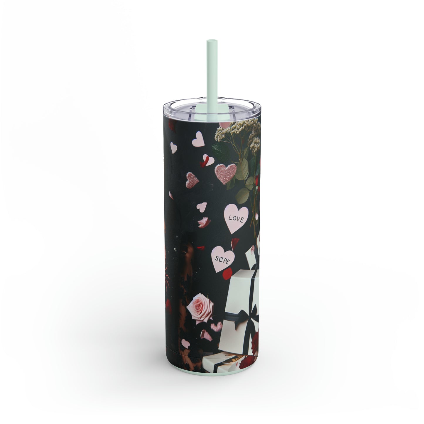 My Scorpio Valentine Maars Maker Skinny Matte Tumbler, 20oz