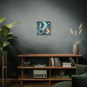 Spooky Mummy Canvas Art, Halloween Home Decor, Unique Wall Art, Horror Theme Decoration, Ghostly Photography Print