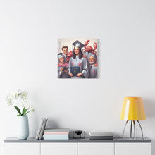 Load image into Gallery viewer, Cancer Zodiac Graduation Canvas Art, Personalized Gift for Graduates, Unique Home Decor, Wall Art, Graduation Gift Idea
