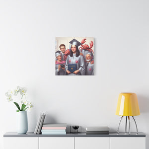 Cancer Zodiac Graduation Canvas Art, Personalized Gift for Graduates, Unique Home Decor, Wall Art, Graduation Gift Idea