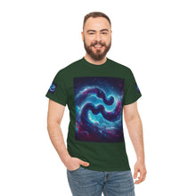 Load image into Gallery viewer, Aquarius Galaxy Themed Unisex Heavy Cotton Tee, Cosmic T-Shirt, Sci-Fi Apparel, Unique Space Graphic Tee, Gifts for Star Wars Lovers, Trendy [...]
