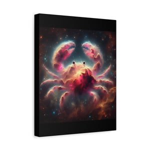 Cosmic Crab Canvas Art Print, Wall Decor, Unique Gift, Space Lover, Astrology, Home Decor, Modern Art
