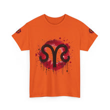 Load image into Gallery viewer, Bold Graphic Aries T-Shirt, Unisex Tee for Astrology Lovers, Unique Gift for Birthdays, Casual Wear, Statement Piece
