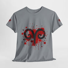 Load image into Gallery viewer, Edgy Aries Graphic Tee, Astrology Shirt, Perfect Gift for Zodiac Lovers, Unisex Cotton Top, Stylish Casual Wear
