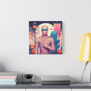 Canvas Art - Halloween Libra Astrology Mummy