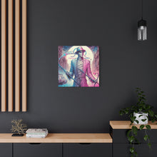 Load image into Gallery viewer, Canvas Print - Halloween Libra Mummy Astrology Design
