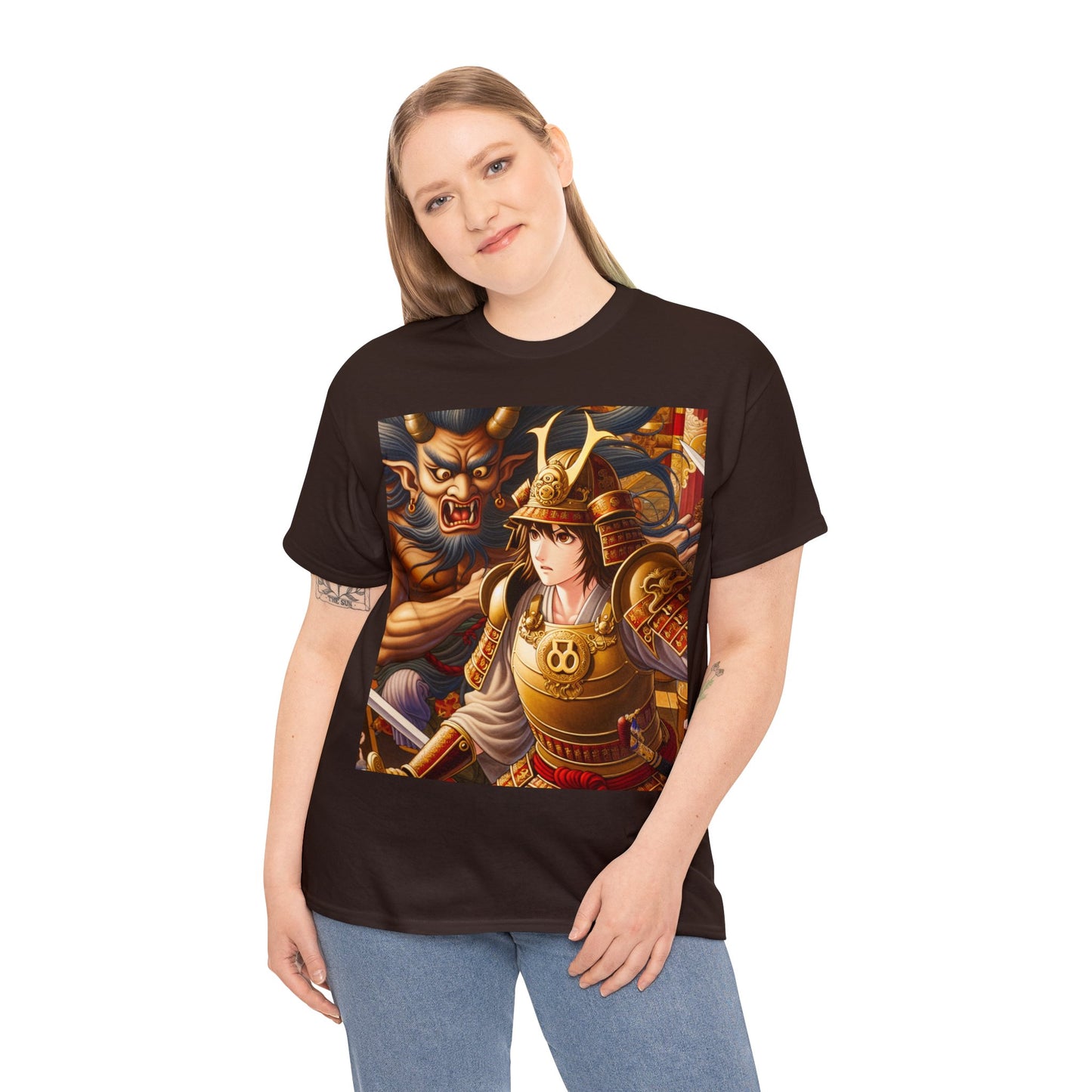 Samurai Virgo (2) Unisex Heavy Cotton Tee