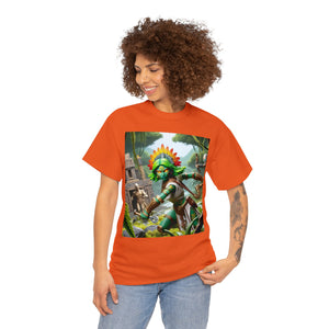 Pisces Aztec (F1) Unisex Heavy Cotton Tee