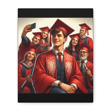 Load image into Gallery viewer, Personalized Graduation Canvas Print, Customizable College Art, Wall Decor for Graduates, Celebration Gift, Graduation Party Decor
