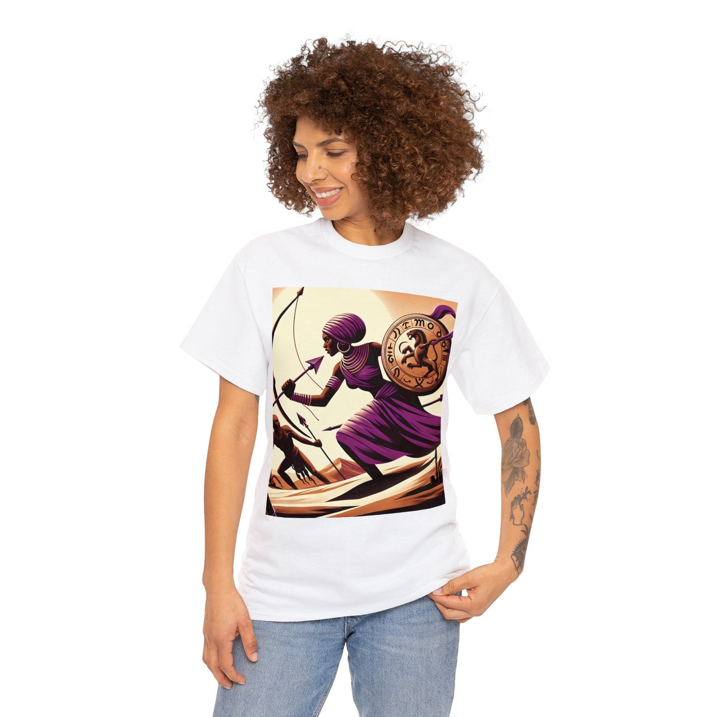 Sagittarius Zulu (F2) Unisex Heavy Cotton Tee