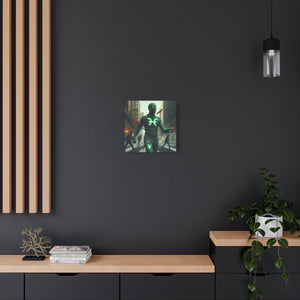Glow-in-the-Dark Pisces Canvas Art, Zodiac Decor, Astrology Wall Art, Gift for Him/Her, Unique Home Decor, Mystic Vibe