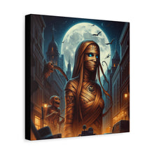 Load image into Gallery viewer, Canvas Print - Halloween Virgo Astrology Mummy
