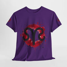 Load image into Gallery viewer, Bold Graphic Aries T-Shirt, Unisex Tee for Astrology Lovers, Unique Gift for Birthdays, Casual Wear, Statement Piece
