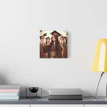 Load image into Gallery viewer, Graduation Canvas Print, Inspirational Wall Art for Graduates, Home Decor, Gift for Her, College Graduation, Motivational Decor
