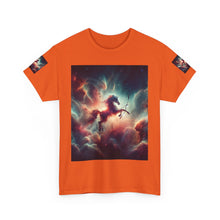 Load image into Gallery viewer, Sagittarius Galactic Unicorn Tee - Unisex Cotton T-Shirt for Cosmic Lovers, Fantasy Fans, Trendy Apparel, Astral War Merch, Gift for All Occasions
