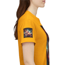 Load image into Gallery viewer, Sagittarius Galactic Unicorn Tee - Unisex Cotton T-Shirt for Cosmic Lovers, Fantasy Fans, Trendy Apparel, Astral War Merch, Gift for All Occasions
