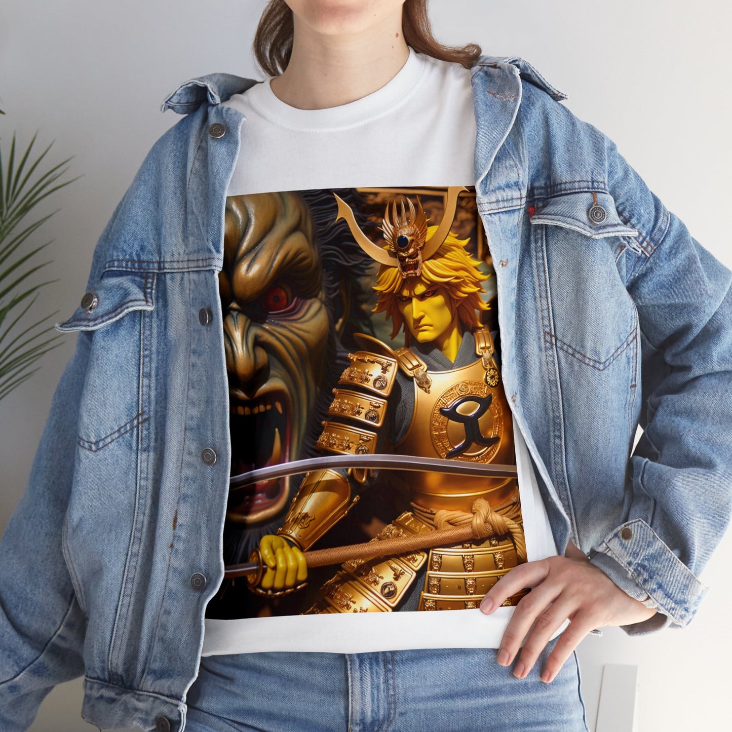 Samurai Gemini (4) Unisex Heavy Cotton Tee