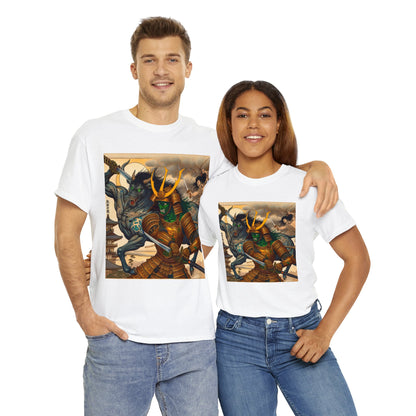 Samurai Taurus (3) Unisex Heavy Cotton Tee