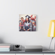 Load image into Gallery viewer, Cancer Zodiac Graduation Canvas Art, Personalized Gift for Graduates, Unique Home Decor, Wall Art, Graduation Gift Idea
