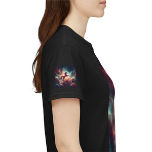 Sagittarius Galactic Unicorn Tee - Unisex Cotton T-Shirt for Cosmic Lovers, Fantasy Fans, Trendy Apparel, Astral War Merch, Gift for All Occasions