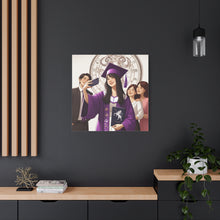 Load image into Gallery viewer, Graduation Canvas Art Print, Perfect Gift for Graduates, Wall Decor for Celebration, Home Office Decoration, Unique Graduation Gift
